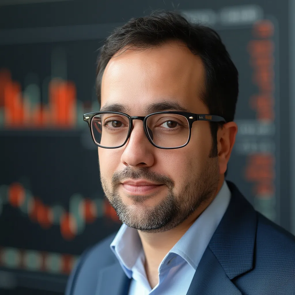 Retrato de Alejandro Vega, Analista Senior de Mercado
